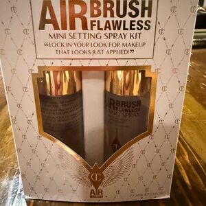 Charlotte Tilbury Airbrush Flawless Mini Setting Spray Kit - Gold and White